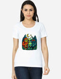 Cryptid Friends Graphic T-Shirt for Women