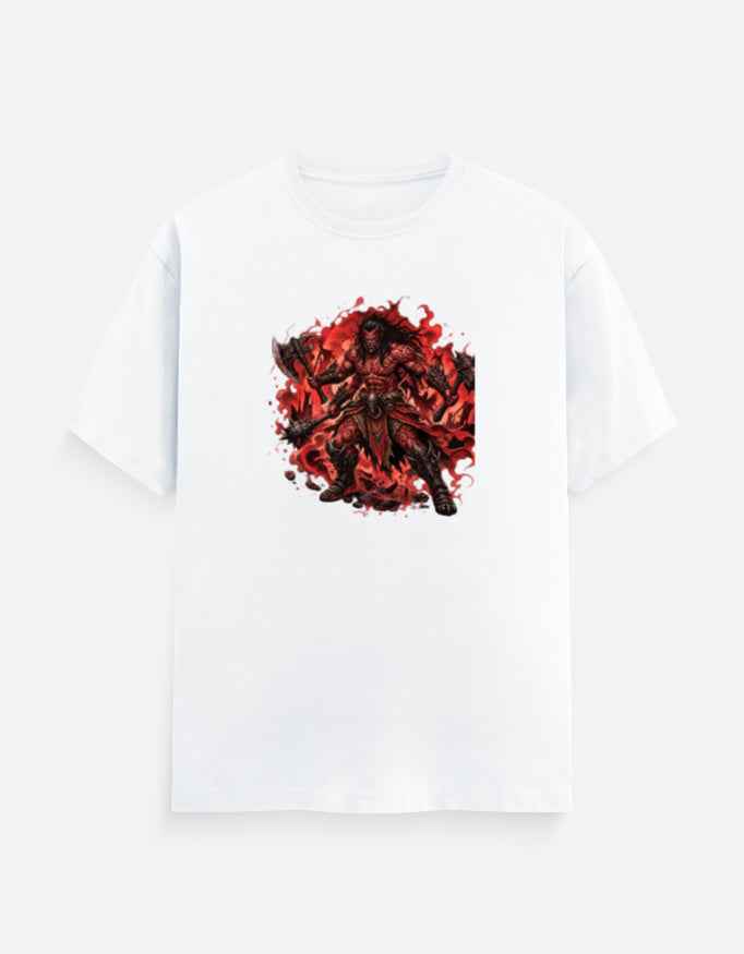 Dark Fantasy Warrior Graphic Tee