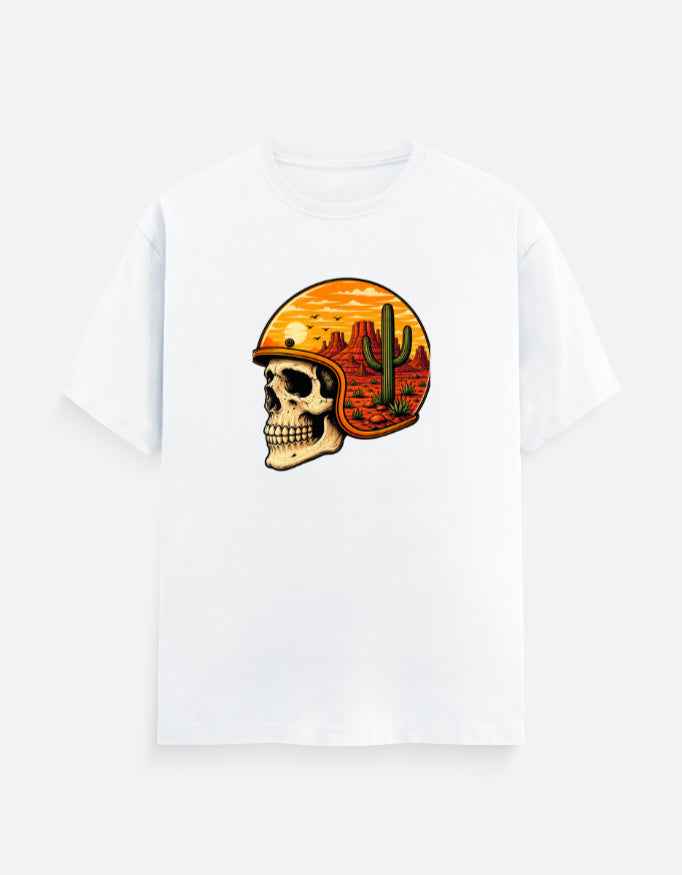 Skull Rider Desert Adventure Graphic T-Shirt | Ghoulnest