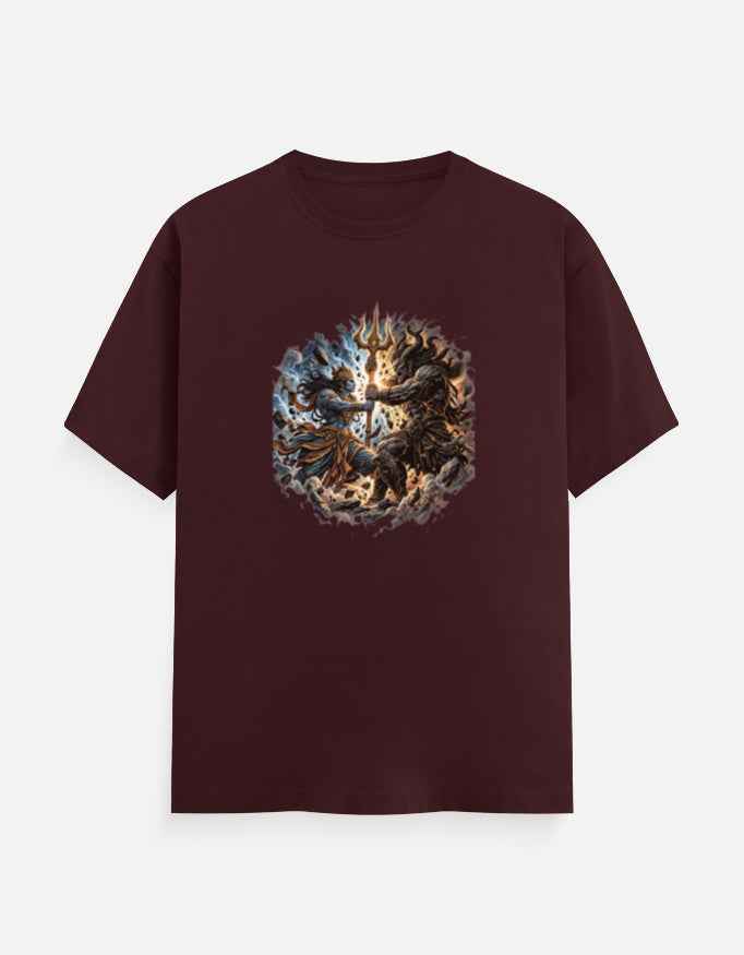 Divine Warrior vs Demon Graphic Tee