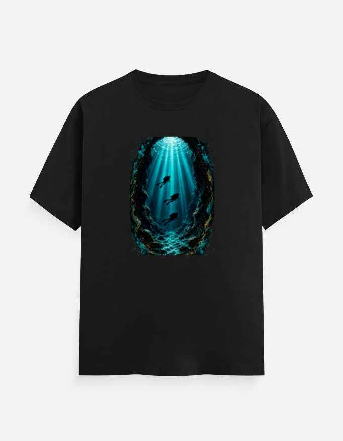 The Blue Passage – Deep Sea Divers Graphic T-Shirt | Ghoulnest