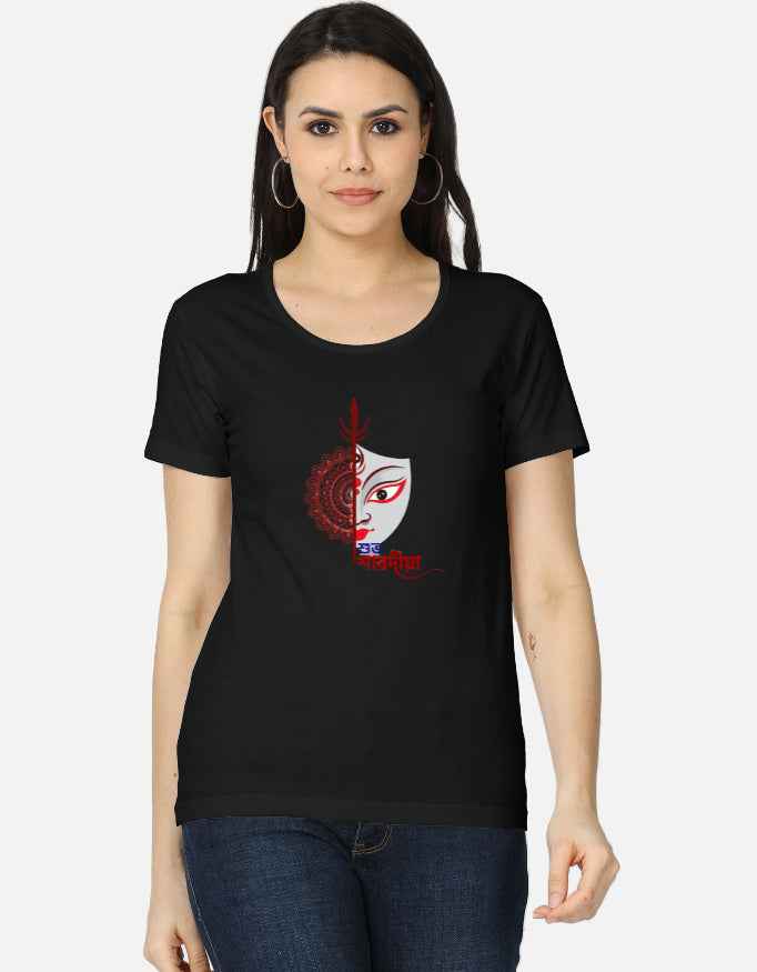 Shubho Sharodiya Bengali T-Shirt – Durga Puja Graphic Tee