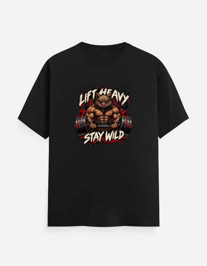 Wild Boar Gym T-Shirt | Graphic Workout Tee