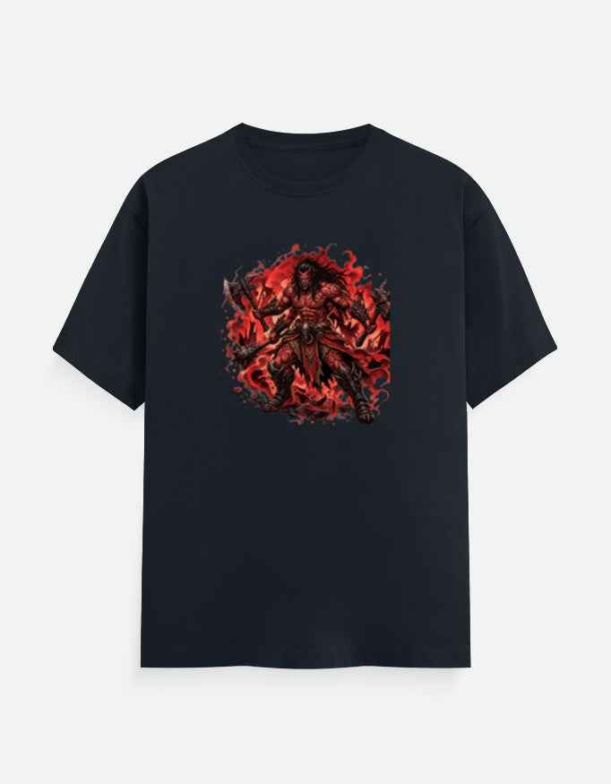Dark Fantasy Warrior Graphic Tee