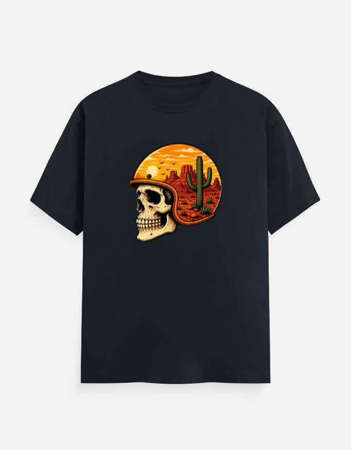 Skull Rider Desert Adventure Graphic T-Shirt | Ghoulnest