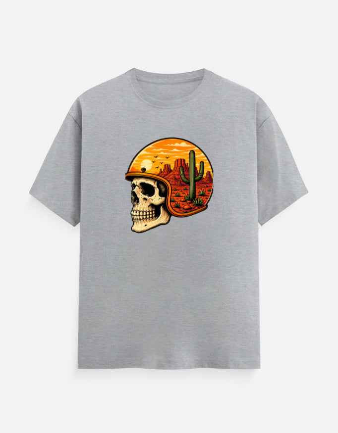 Skull Rider Desert Adventure Graphic T-Shirt | Ghoulnest