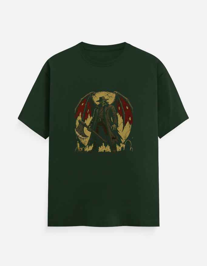 Winged Demon T-Shirt – Gothic Horror Graphic Tee