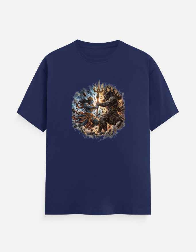 Divine Warrior vs Demon Graphic Tee