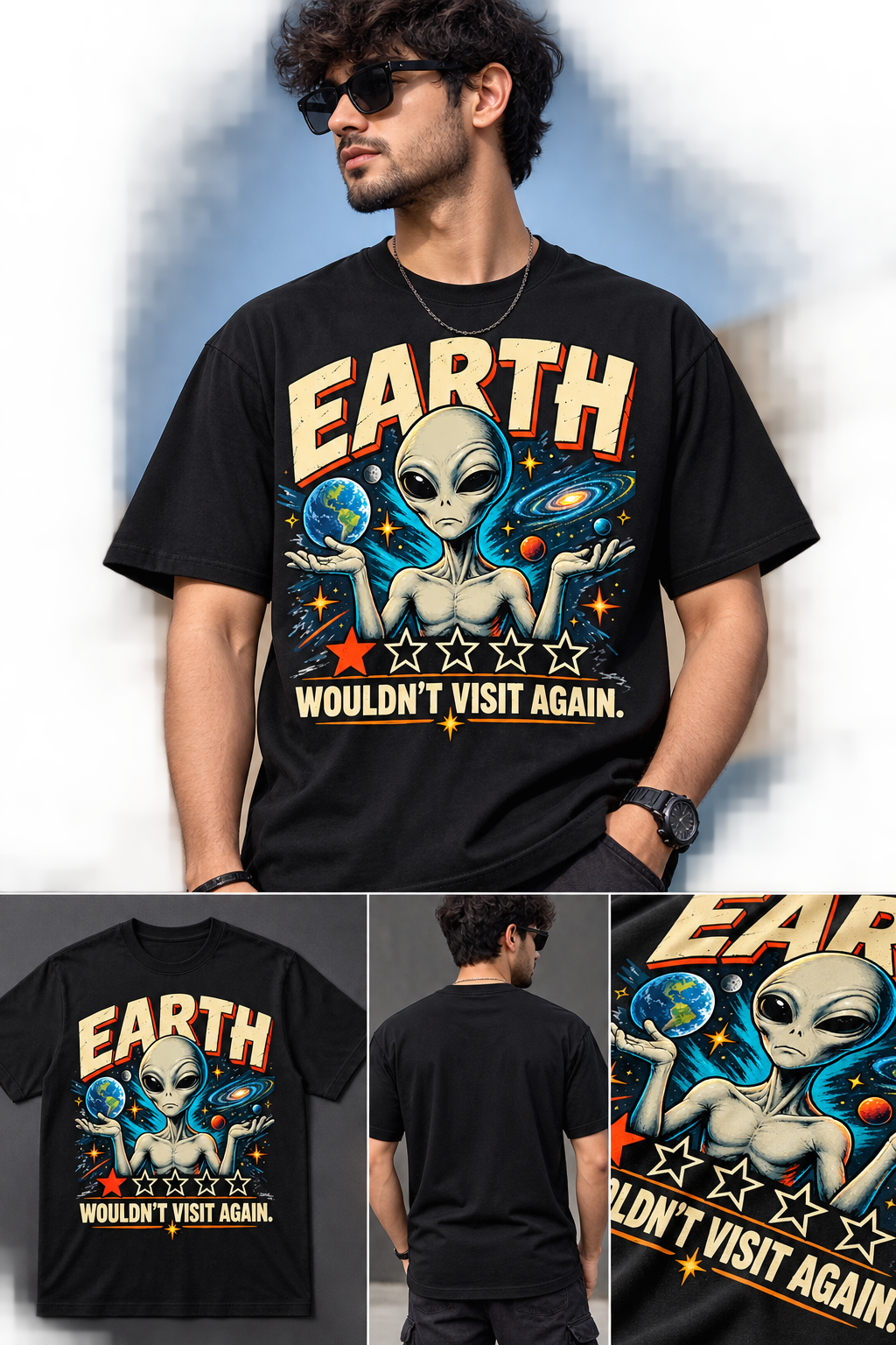 Retro Sci-Fi Graphic Tee