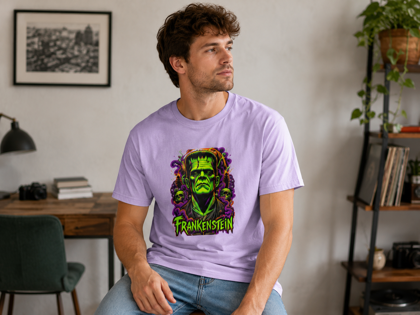Frankenstein Graphic T-Shirt | Vintage Horror Monster Tee