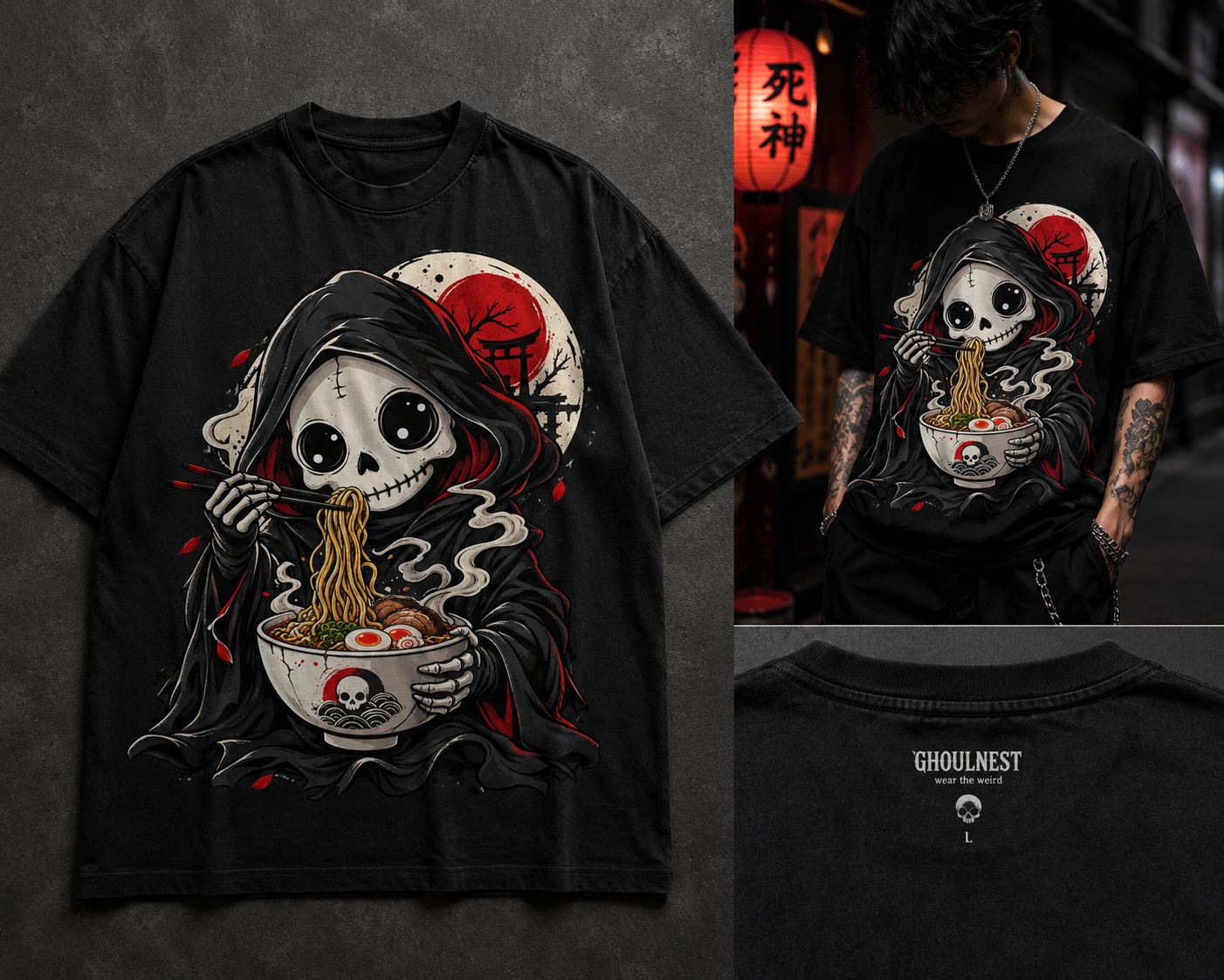 Ramen Skull T-Shirt