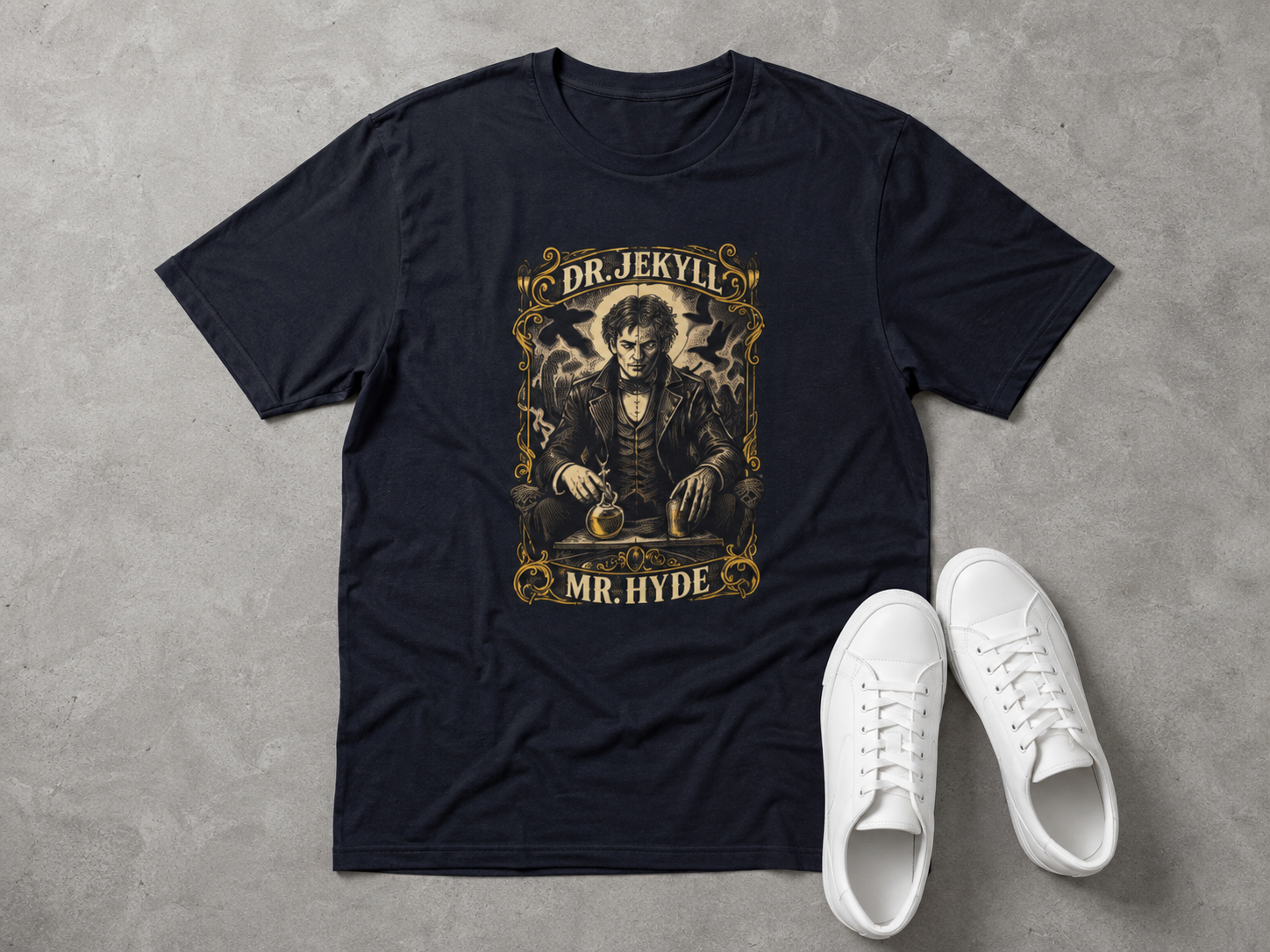 Dr. Jekyll Mr. Hyde Graphic T-Shirt