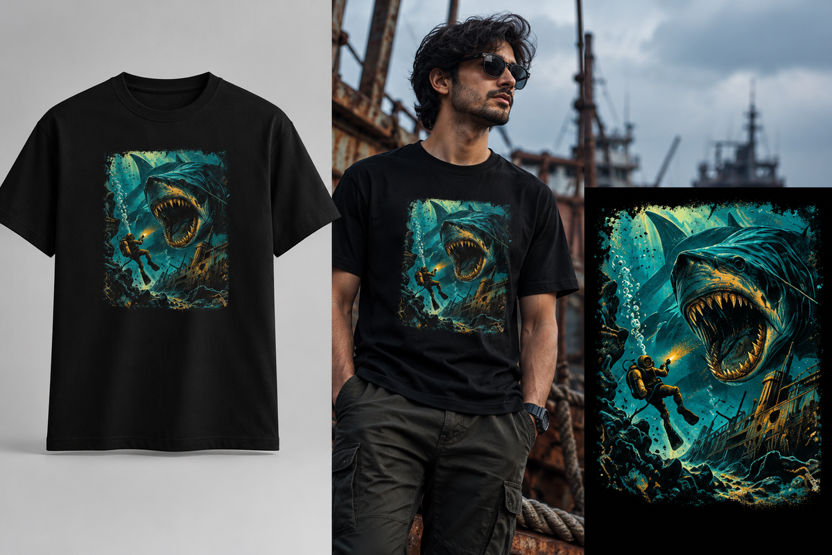 Megalodon Graphic T-Shirt