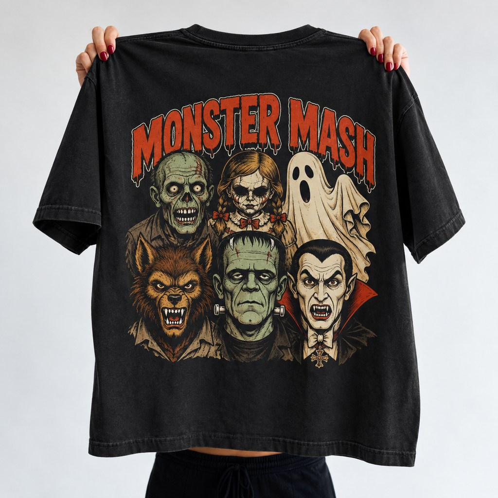 Monster Mash Vintage Horror T-Shirt