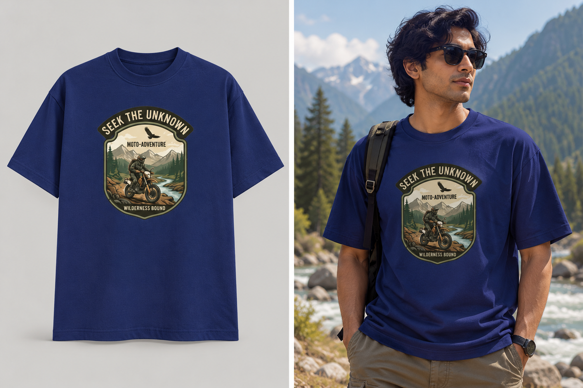 Moto Adventure Graphic T-Shirt | Ghoulnest
