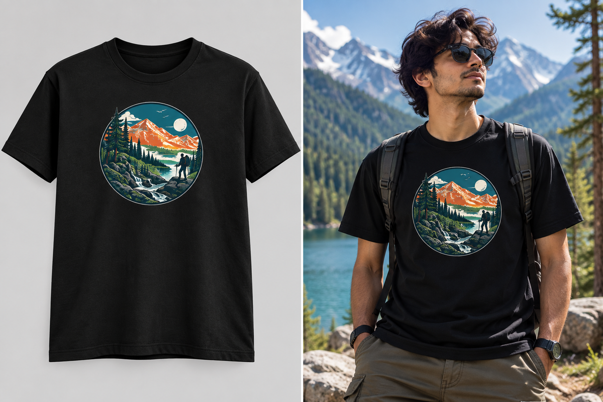Mountain Calling Graphic T-Shirt | Ghoulnest