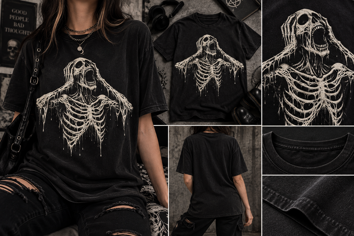 Horror Graphic Tee-Women's Tee - Ghoulnest