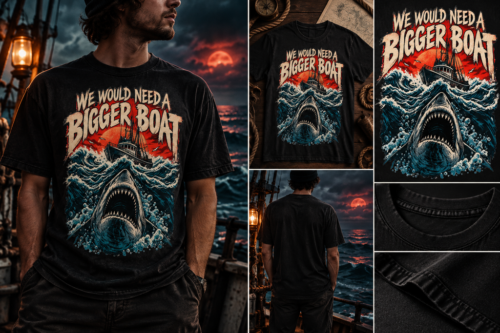 Vintage Shark Horror Tee