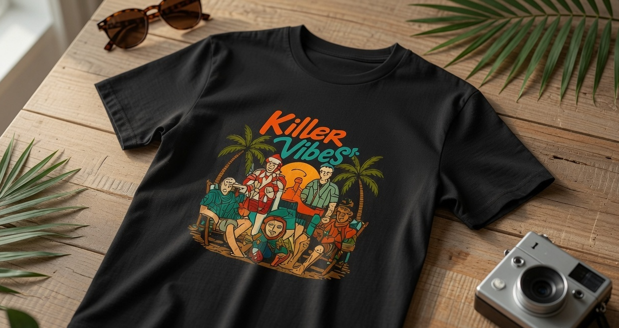 Killer Vibes Tropical Graphic Tee