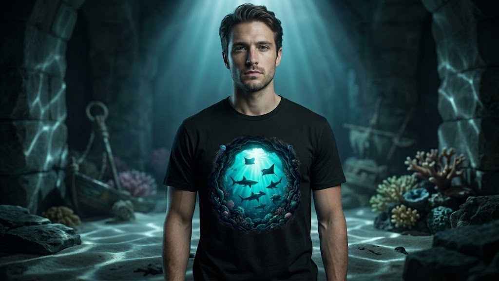 Scuba diving graphic tee - Ghoulnest