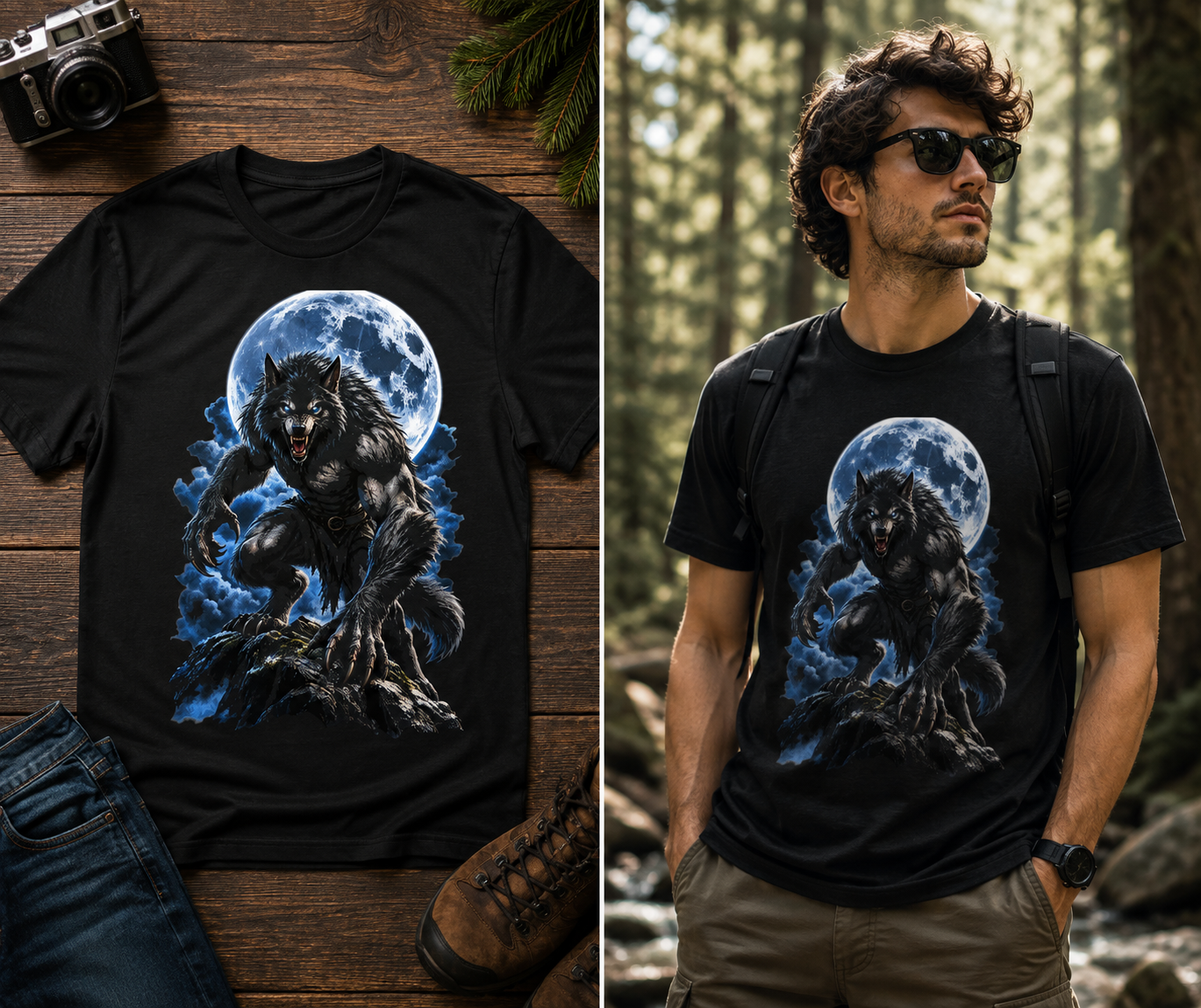 Werewolf Dark Fantasy Tee