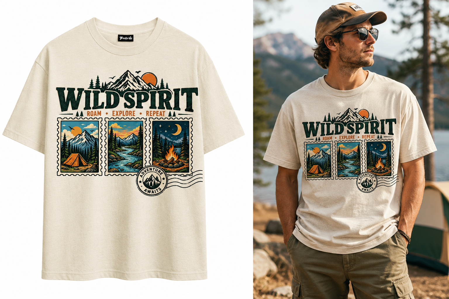 Adventure Hiking Graphic Tee
