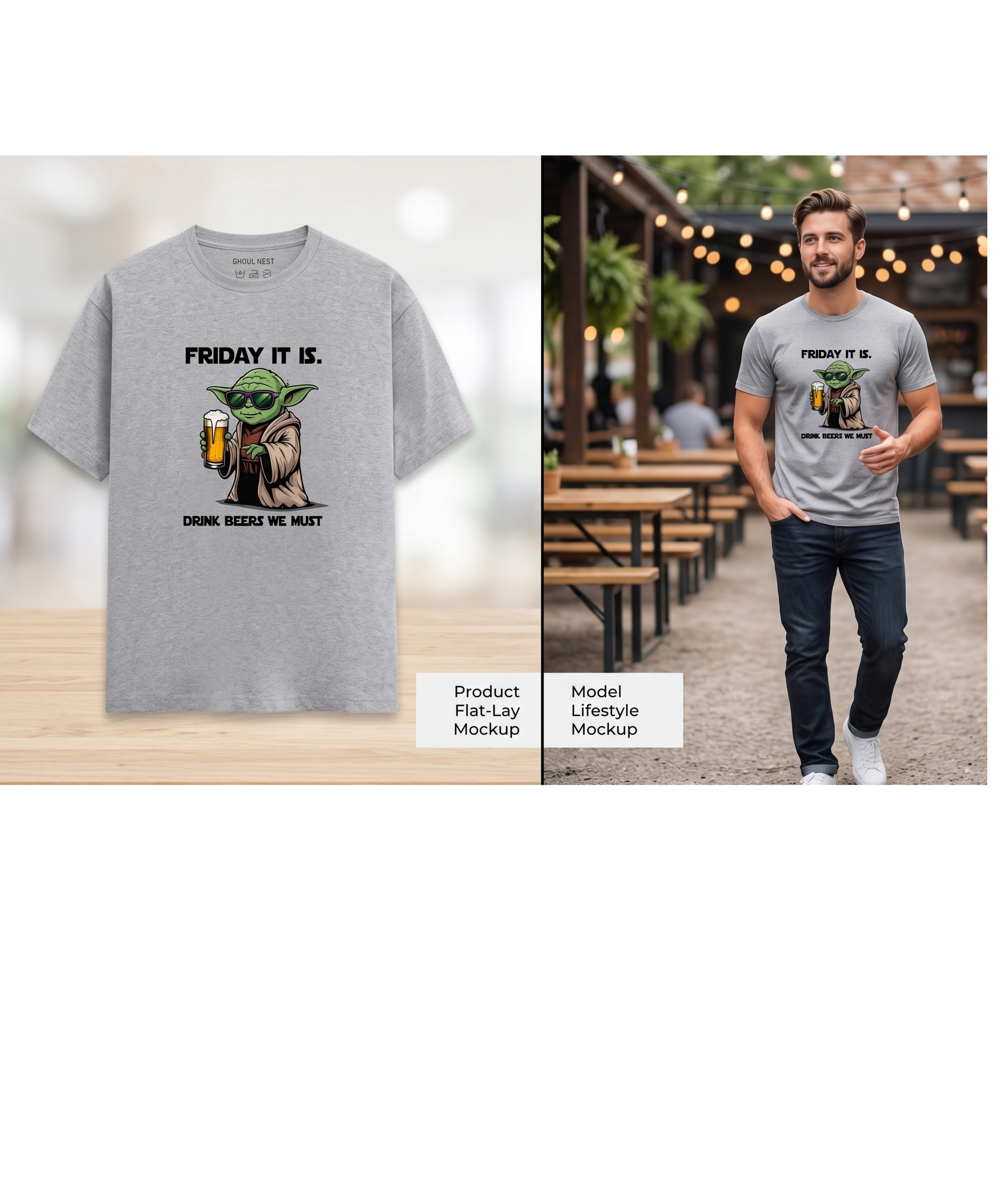Friday It Is – Funny Green Space Master Beer T-Shirt | GhoulNest